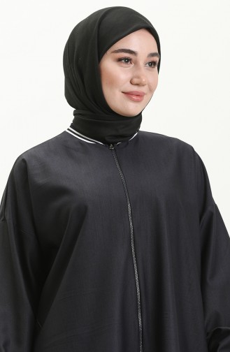 Cape mit Reißverschluss & elastischer Unterteil 15055-02 Dunkelblau 15055-02