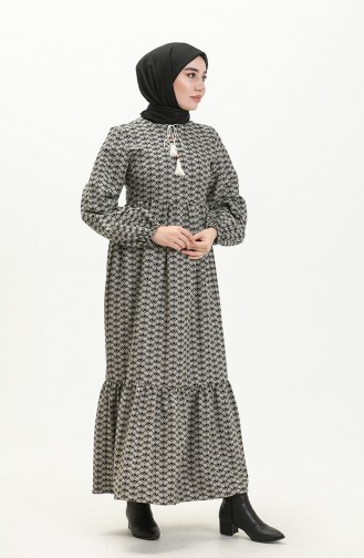 Black Hijab Dress 3976