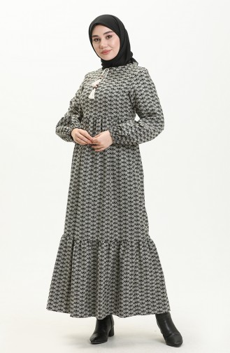 Black Hijab Dress 3976