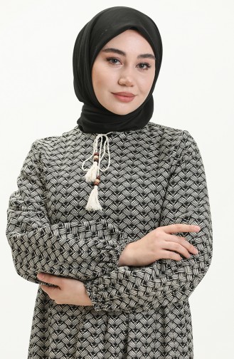 Black Hijab Dress 3976