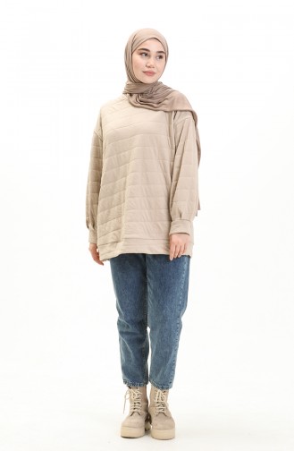 Beige Sweatshirt 3911