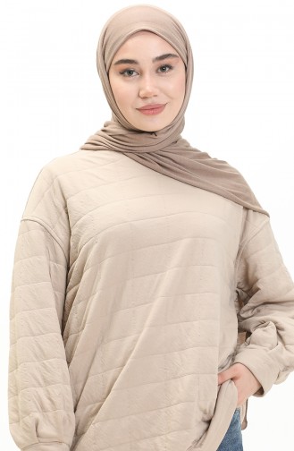 Beige Sweatshirt 3911