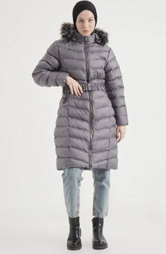 Gray Winter Coat 13918