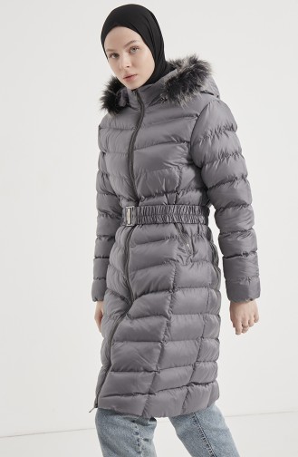 Gray Winter Coat 13918