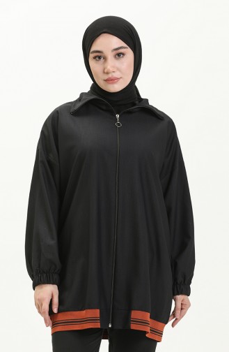 Zipper Cape 15056-04 Dark Blue Brick Red 15056-04