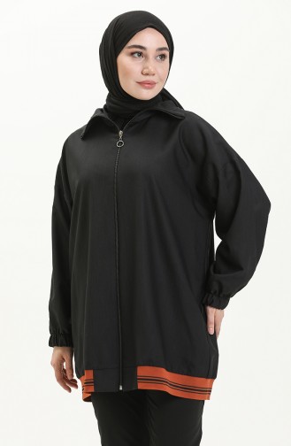 Zipper Cape 15056-04 Dark Blue Brick Red 15056-04