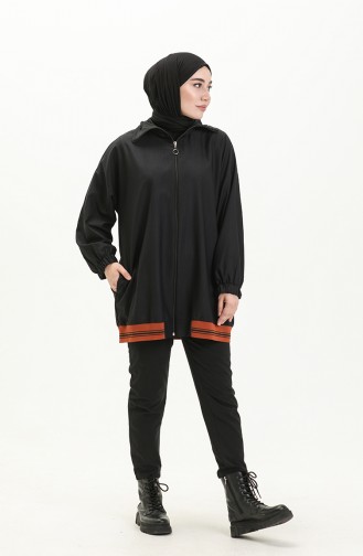 Zipper Cape 15056-04 Dark Blue Brick Red 15056-04