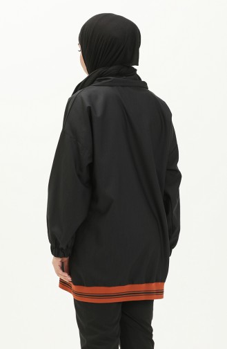 Zipper Cape 15056-04 Dark Blue Brick Red 15056-04