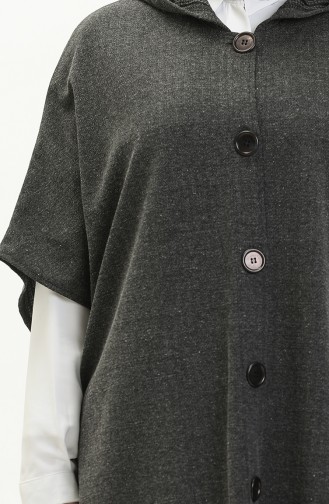 Gray Poncho 0353-01 Gray 0353-01