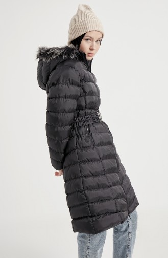 Manteau Noir 13916