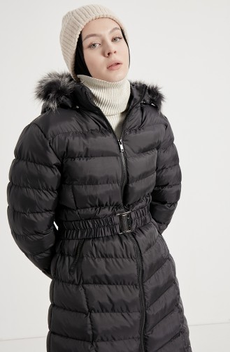 Manteau Noir 13916