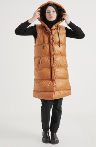 Gilet Matelassé 8009-04 Tabac 8009-04