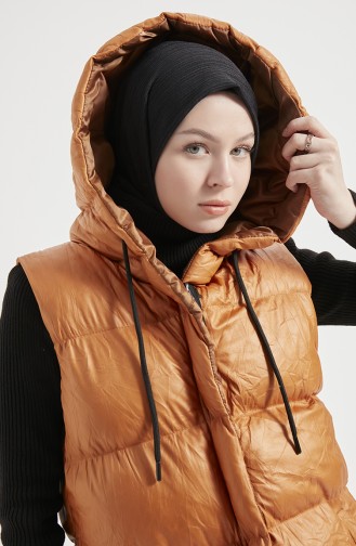 Gilet Matelassé 8009-04 Tabac 8009-04