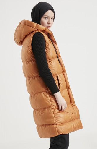 Gilet Matelassé 8009-04 Tabac 8009-04