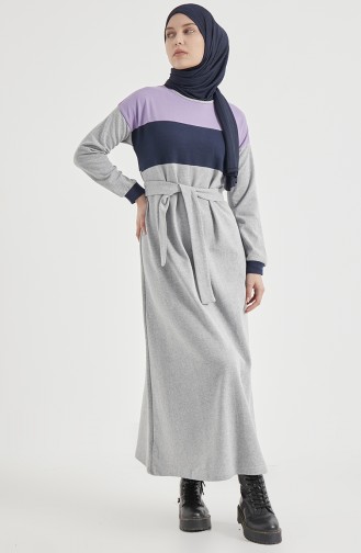 Robe Garnie 1832-03 Lila Gris 1832-03
