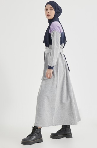 Robe Garnie 1832-03 Lila Gris 1832-03