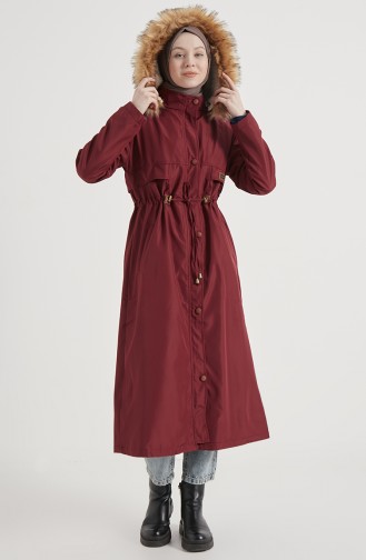 معطف أحمر كلاريت 13811