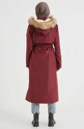Claret Red Winter Coat 13811