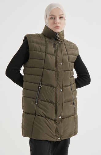 Khaki Gilet 9010-02