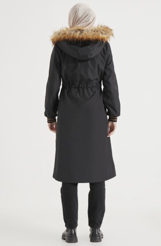 Manteau Noir 13920