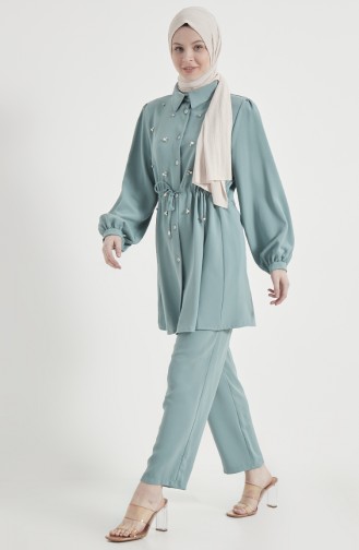 Unreife Mandelgrün Anzüge 3009