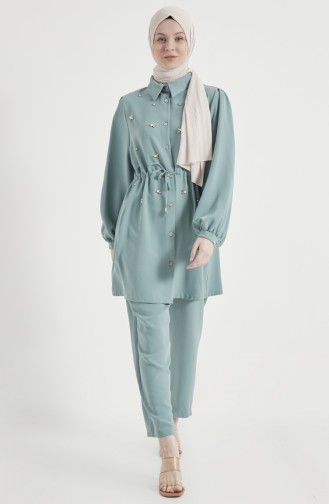 Unreife Mandelgrün Anzüge 3009