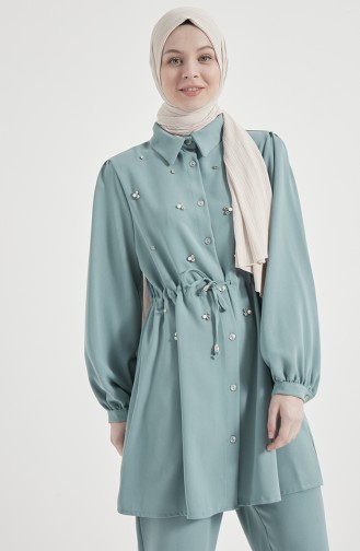 Unreife Mandelgrün Anzüge 3009