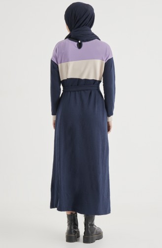 Garnish Kleid 1832-10 Lila-Creme 1832-10