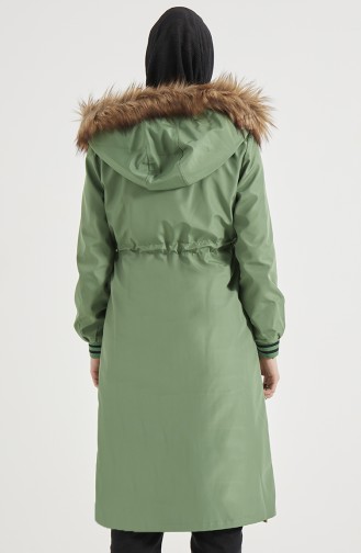 Manteau Vert 13921