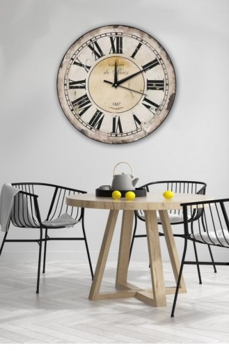 Retro Tasarımlı Duvar Saati 40 X 40 Mbolddsx40 0301