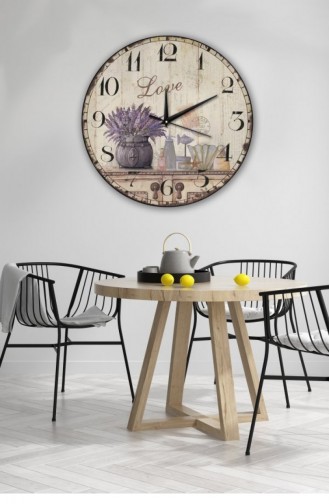 Retro Tasarımlı Duvar Saati 40 X 40 Mbolddsx40 0306