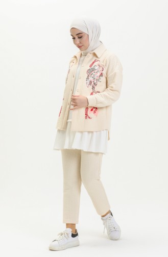 Beige Suit 3947