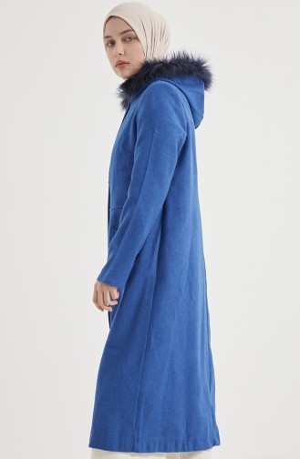 معطف طويل أزرق 4017-06