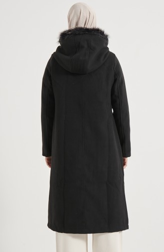 معطف طويل أسود 4019-01