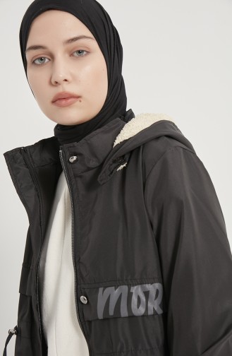 Manteau Noir 13781