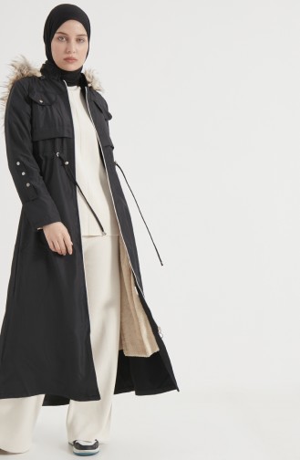 Manteau Noir 13831