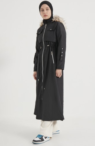 Manteau Noir 13831