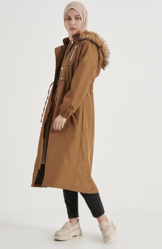 Manteau Tabac 13757