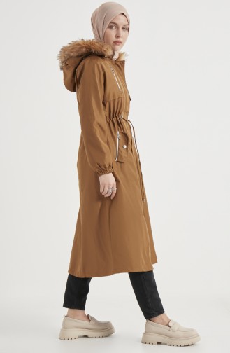 Manteau Tabac 13757