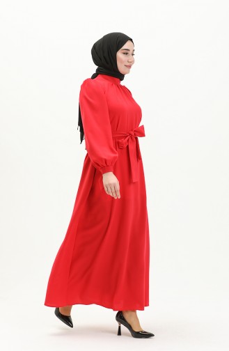 Robe Ceinturée 80153A-01 Corail 80153A-01