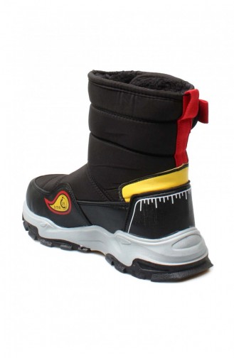 Unisex Çocuk Spor Bot 598Sfa2221 Siyah Kırmızı