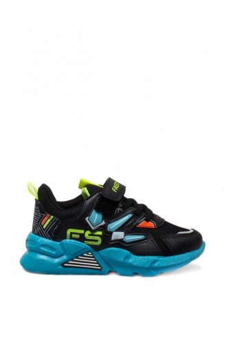  Children`s Shoes 598XCA049.Siyah Turkuaz