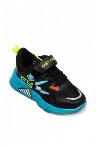  Children`s Shoes 598XCA049.Siyah Turkuaz