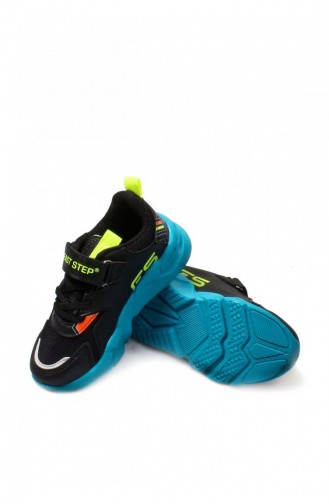  Children`s Shoes 598XCA049.Siyah Turkuaz