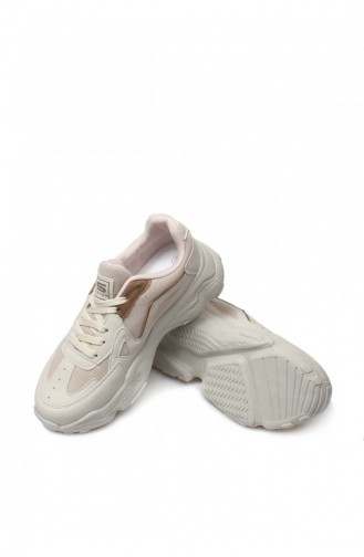 Kadın Sneaker Ayakkabı 666Za141 Bej Vizon