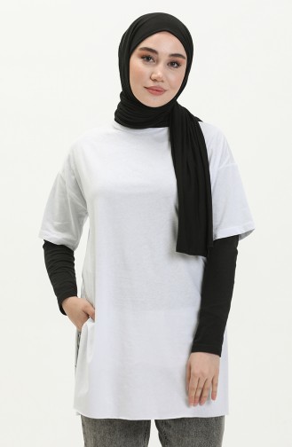 Basic Tshirt 4012-03 Beyaz
