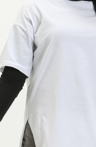 White T-Shirt 4012-03