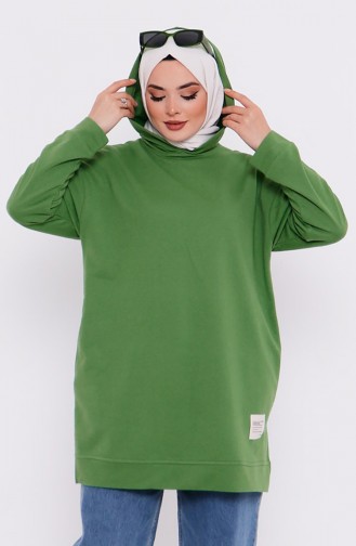 Pistachio Green Sweatshirt 3027-08