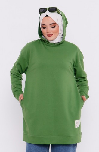 Pistachio Green Sweatshirt 3027-08