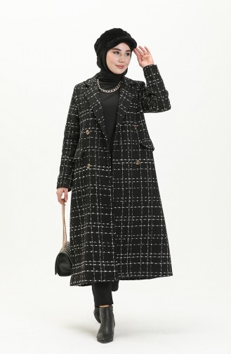 Tweed Mantel 71209-01 Schwarz 71209-01